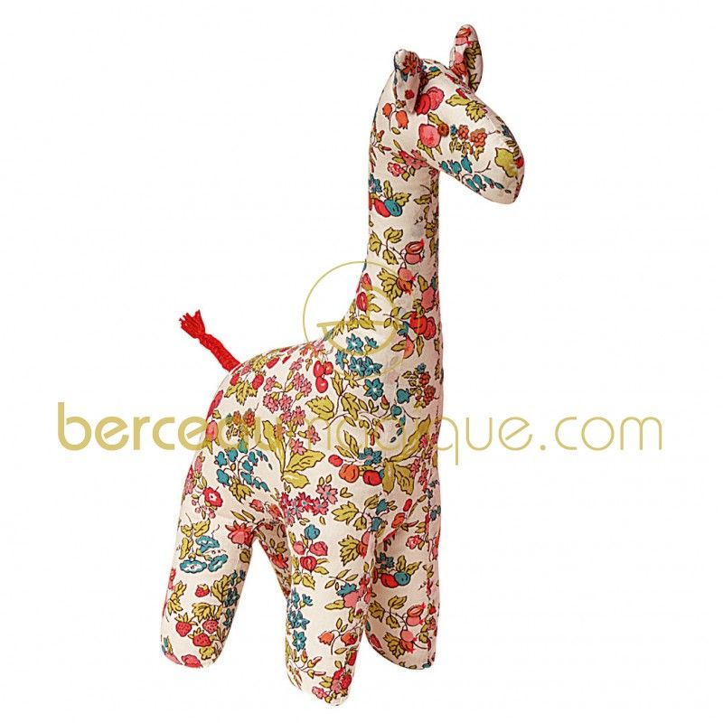 Girafe imprimé Liberty 76 (26 cm) Trousselier