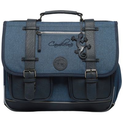 Cartable A4 primaire Totaly Navy (38 cm) Caméléon