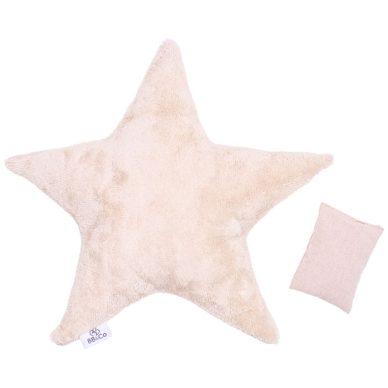 Bouillotte étoile bambou et gaze de coton biscuit BB & Co Produit 1