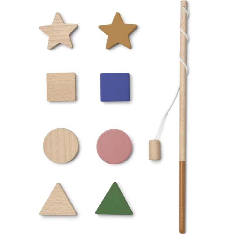 Jeu de pêche Sebastian Geometric surf blue multi mix Liewood
