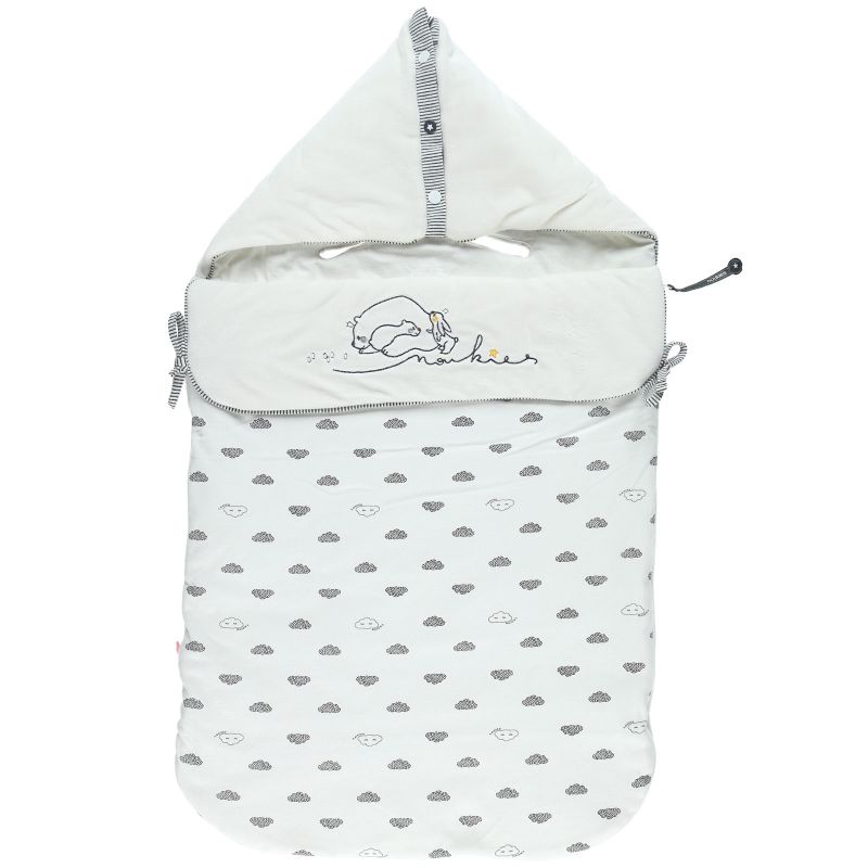 Nid d'ange passe sangle Timeless ours (75 cm) Noukie's