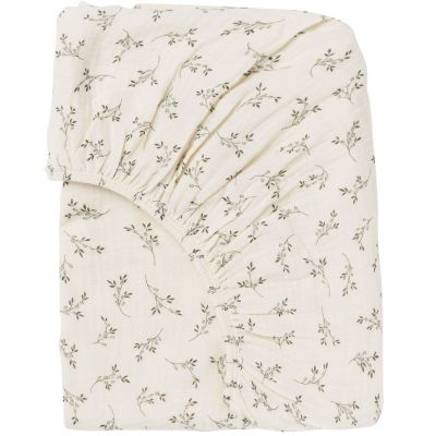 Drap housse de matelas cododo Olive Bloom Babyshower