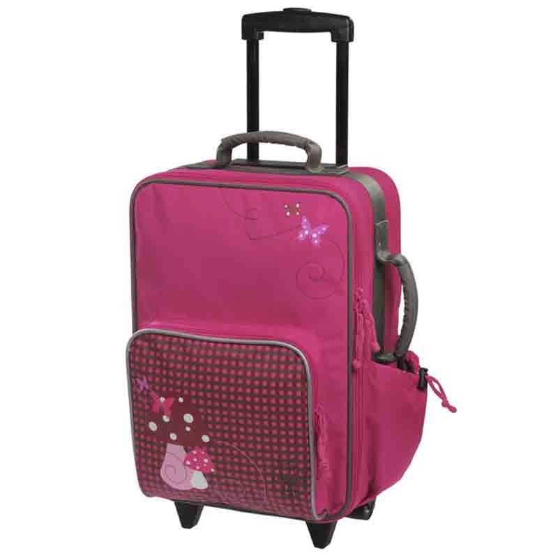 Valise trolley Champignons magenta Lässig