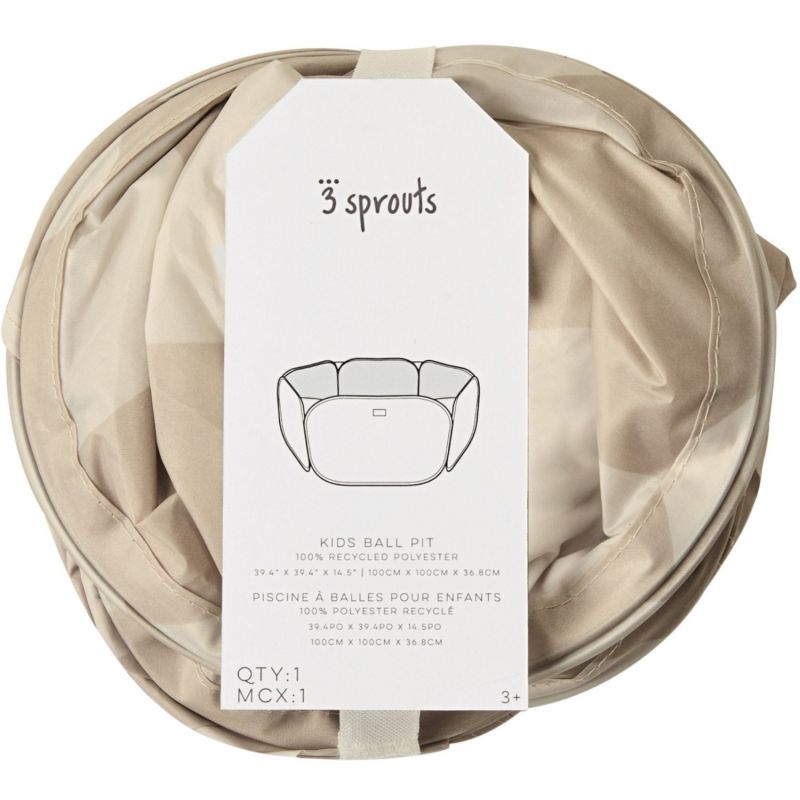 Piscine à balle Damier Beige 3 sprouts Packaging 9