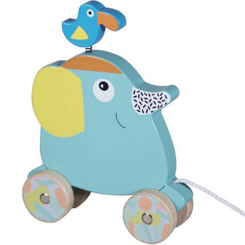 Jouet à tirer Ziggy l'éléphant Jungle Boogie Ebulobo