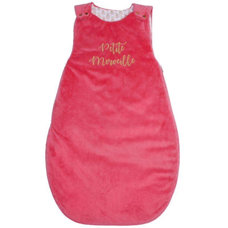 Gigoteuse réversible Petite merveille Ananas Minky corail (70 cm) BB & Co