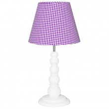 Lampe de chevet Vichy violet  par Taftan