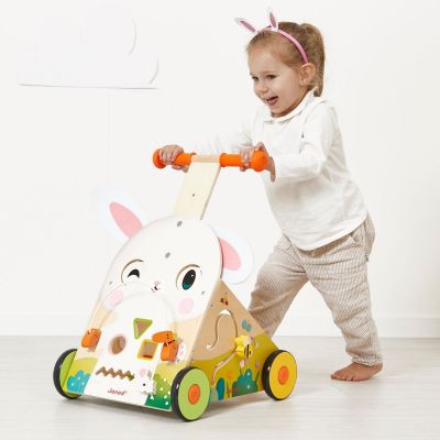 Chariot de marche multi-activités Lapin Ferme