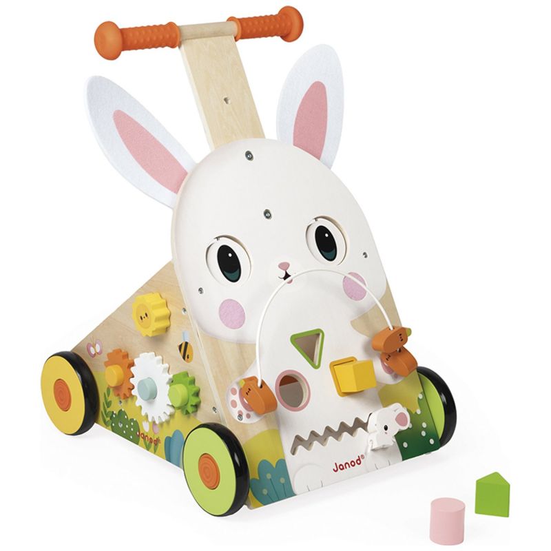 Chariot de marche multi-activités Lapin Ferme Janod Produit 1