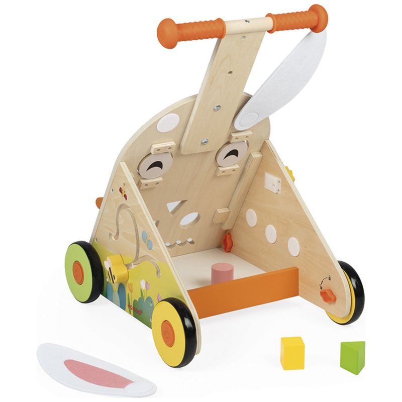 Chariot de marche multi-activités Lapin Ferme Janod Produit 5
