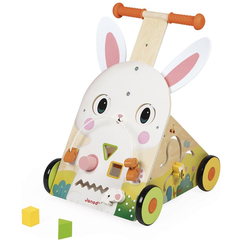 Chariot de marche multi-activités Lapin Ferme Janod Produit 6