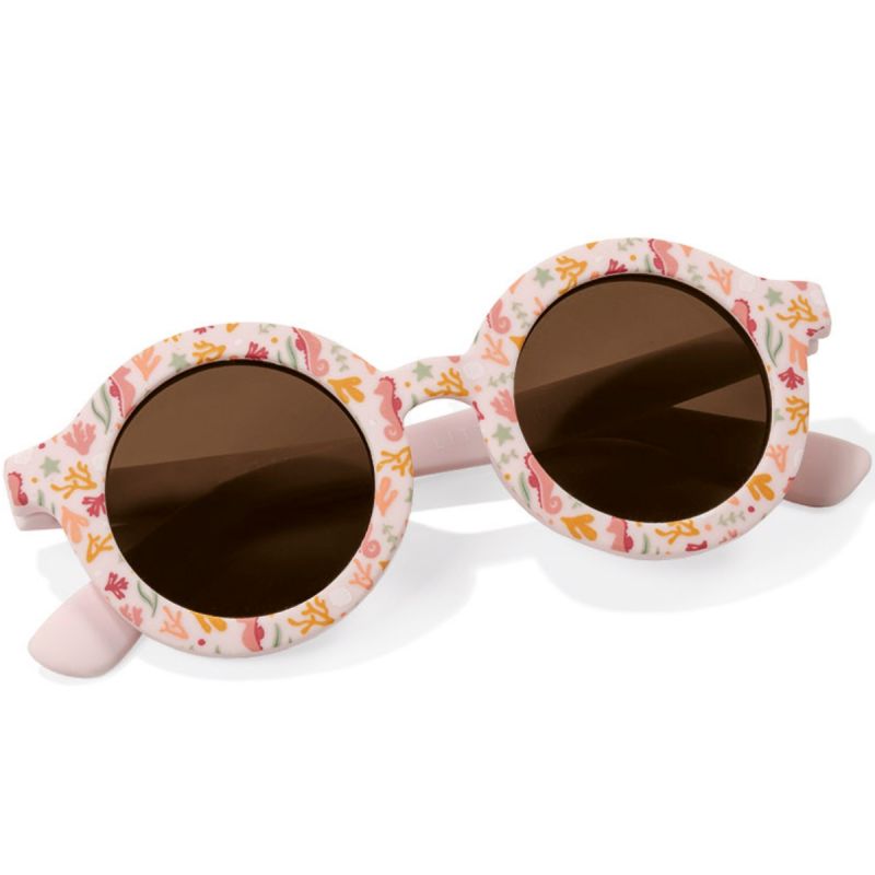 Lunettes de soleil rondes Ocean Dreams Pink Little Dutch