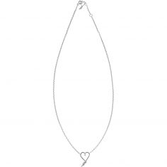 Collier Mon petit cœur (argent massif 925)