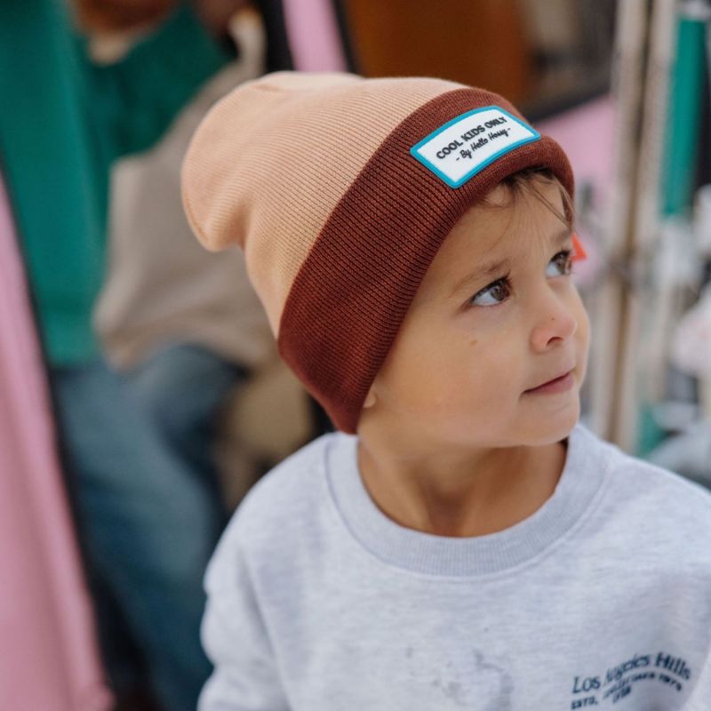 Bonnet Urban Coffee (2-5 ans) Hello Hossy Ambiance 3