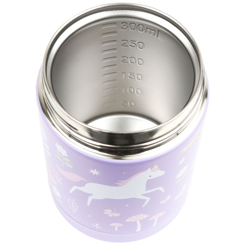 Boîte à repas isotherme Rêves de licorne A Little Lovely Company Produit ouvert 5
