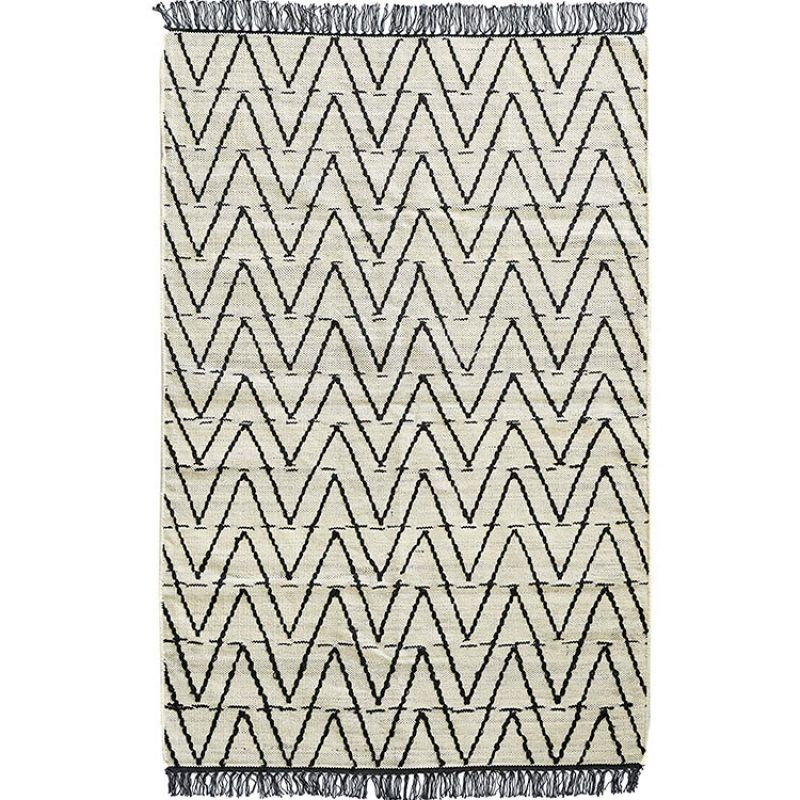 Tapis Tribu en velours de coton (90 x 140 cm) Varanassi