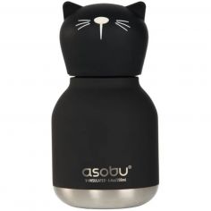 Mini gourde isotherme Bestie Chat noir (200 ml) - Asobu