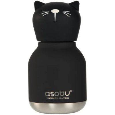 Mini gourde isotherme Bestie Chat noir (200 ml) Asobu