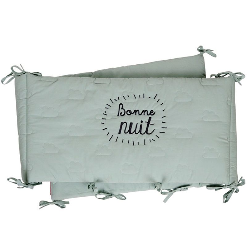 Tour de lit Bonne nuit (pour lits 60 x 120 ou 70 x 140 cm) Little Crevette