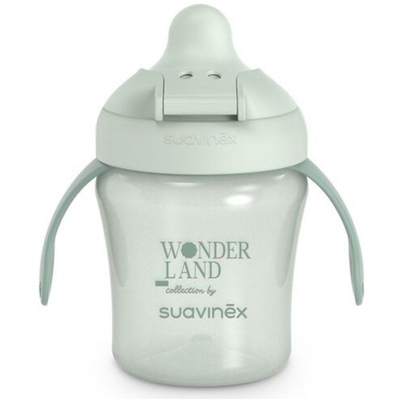 Tasse d'apprentissage Wonderland lapin vert (200 ml) Suavinex Produit 3