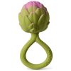 Hochet anneau de dentition 2 en 1 artichaut Oli & Carol Produit 1