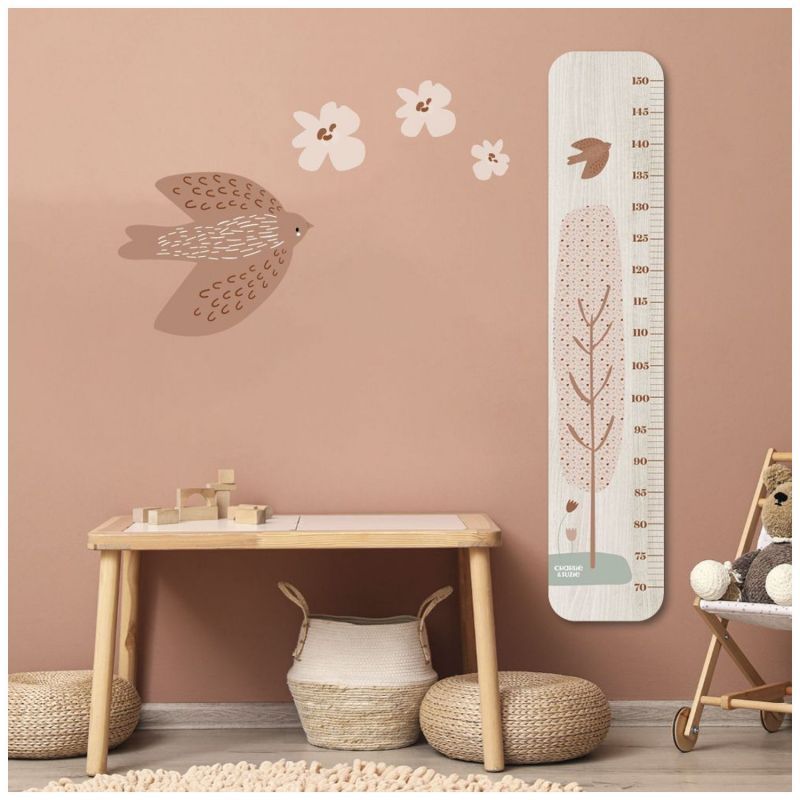 Toise en bois Paloma L'arbre Liberty personnalisable Charlie et Suzie Ambiance 3