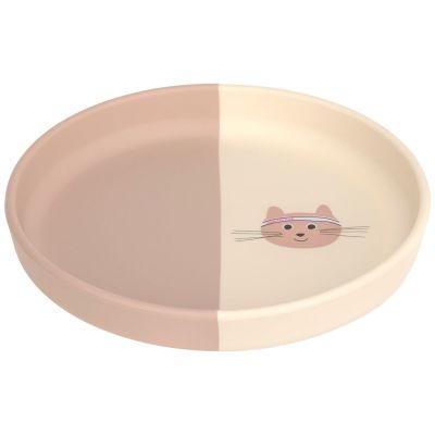Assiette en silicone Tiny Team Chat