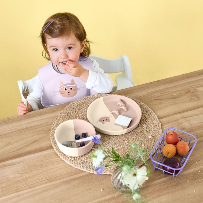 Assiette en silicone Tiny Team Chat Lässig Ambiance 5