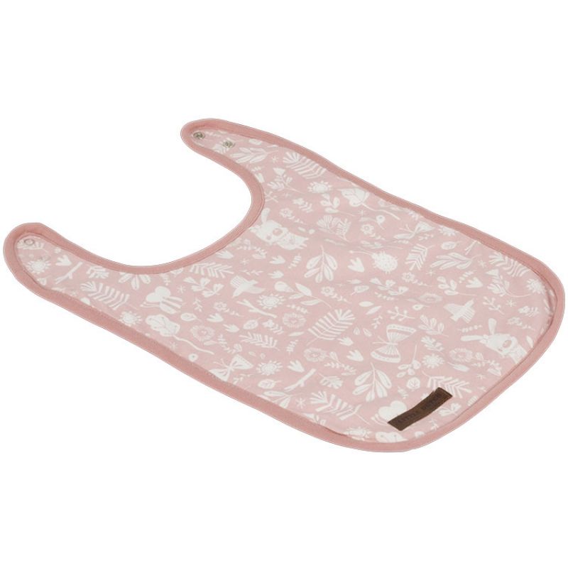 Bavoir à pression Adventure pink Little Dutch
