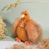 Peluche poule orange Les Poulettes Champêtres Chics (20 cm)  par Histoire d'Ours