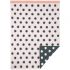 Couverture bébé en coton bio Little Chums Étoiles rose clair (75 x 100 cm) - Lässig
