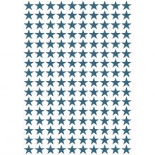 Stickers étoiles bleues pétrole (29,7 x 42 cm)  par Lilipinso