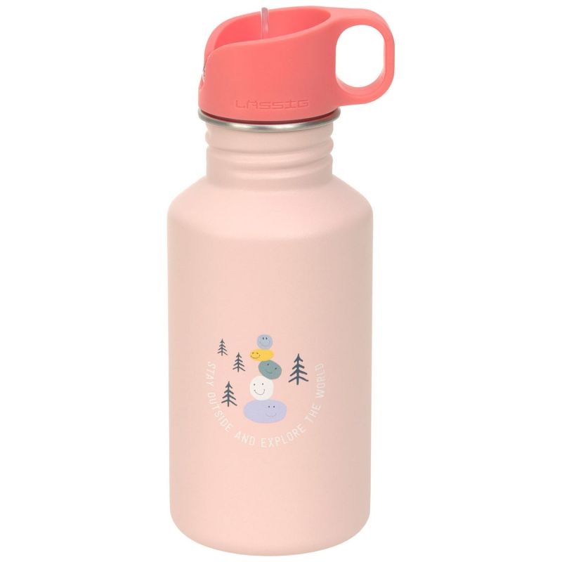 Gourde pour enfant inox Sunny Explorer rose et pink (500 ml) Lässig Produit 1