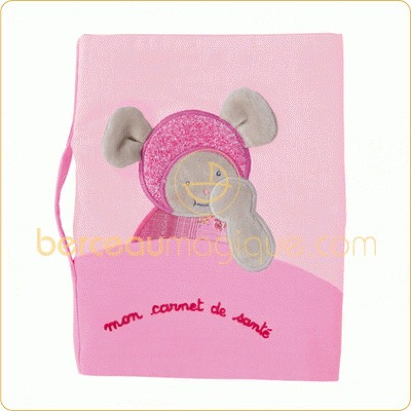 Protège carnet de santé Lila Moulin Roty