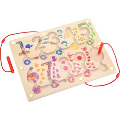 Labyrinthe magnétique en bois - Reconditionné Trousselier