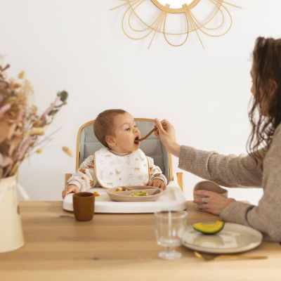 Lot de 2 cuillères en silicone Sable-Caramel