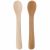Variation Beige, marron du produit Lot de 2 cuillères en silicone Sable-Caramel de la marque Trois Kilos Sept