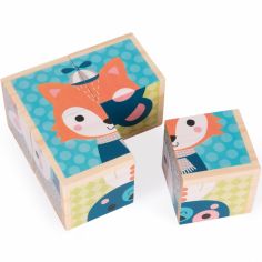 Mes premiers cubes Portraits de la forêt (4 cubes)