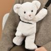 Sac bandoulière Doudou Ours ivoire (30 cm) Doudou et Compagnie Ambiance 6
