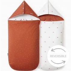 Nid d'ange réversible terracotta (6-24 mois) - Les petites billes