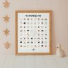 Affiche Mes Premières Fois Peau foncée Maman et Papa (40x50 cm) Les Petites Dates Produit 1