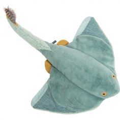 Peluche géante Grande raie Tout autour du monde (64 cm) - Moulin Roty