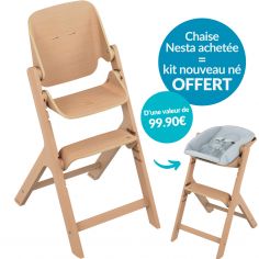 Chaise haute pliable en bois - Nordik