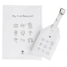 Pack Voyage Protège passeport et étiquette pour bagage