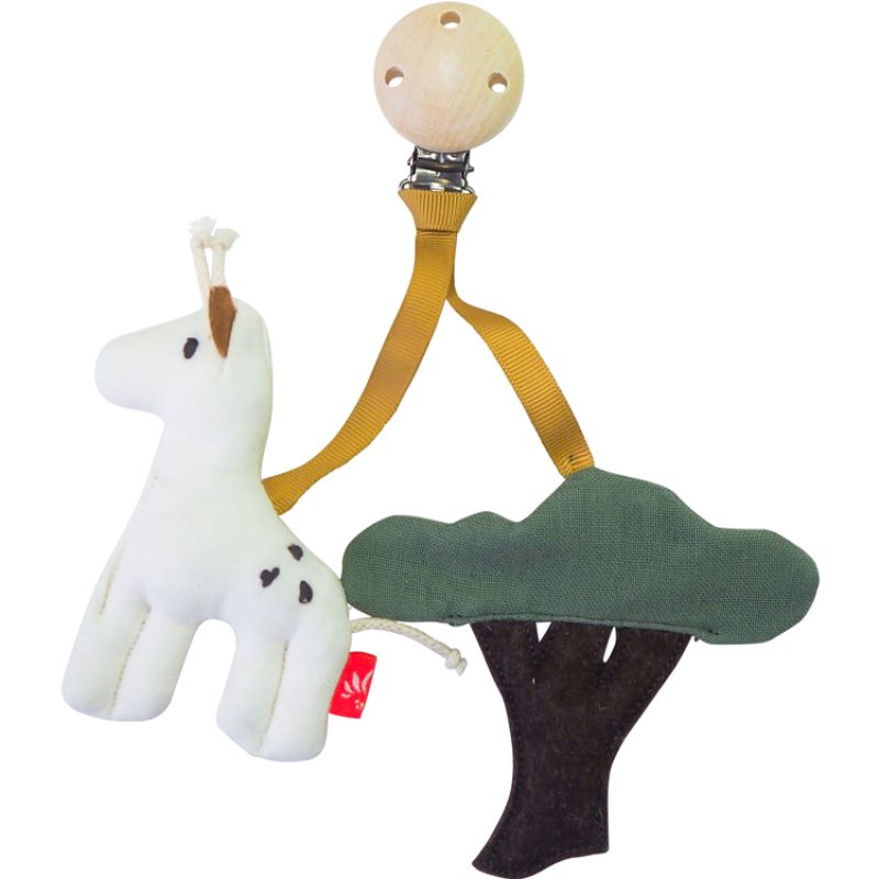 Jouet d'activité à clipser Girafe (22 cm) Kikadu