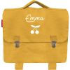 Cartable maternelle 33 cm jaune moutarde (personnalisable) Les Griottes Produit 1
