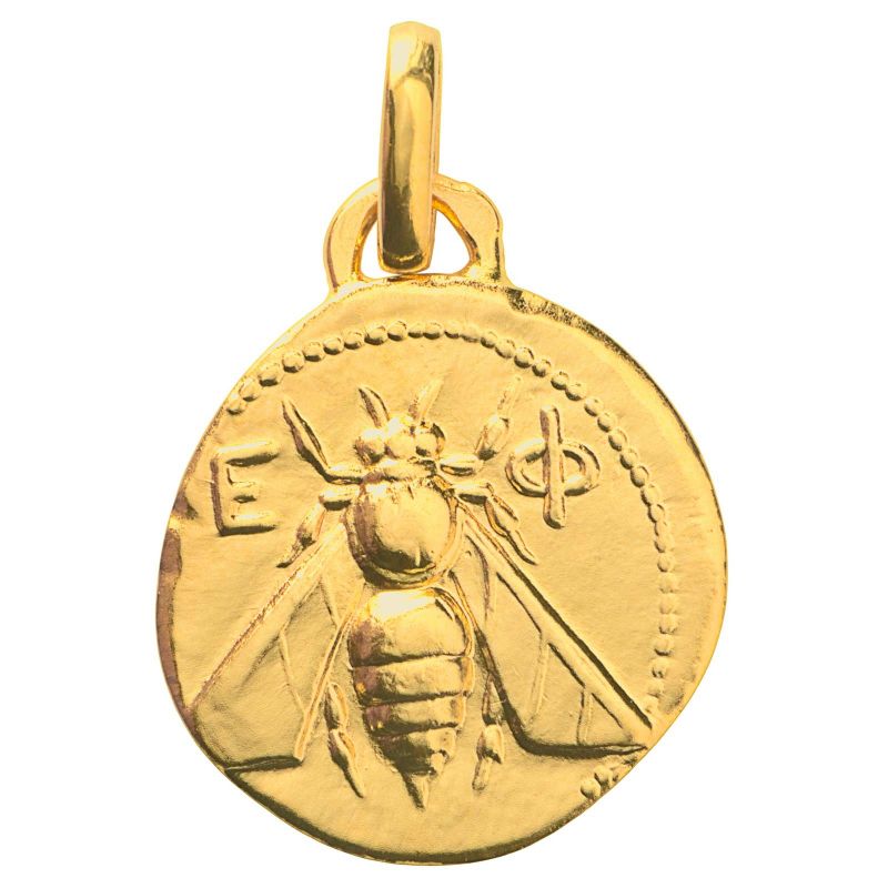 Pendentif Abeille d'Ephèse (or jaune 750°) Monnaie de Paris