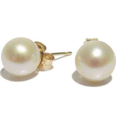Boucles d'oreilles Perles de culture 4,5 mm (or jaune 375°)