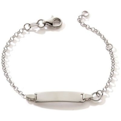Gourmette maille rectangle (argent 925)