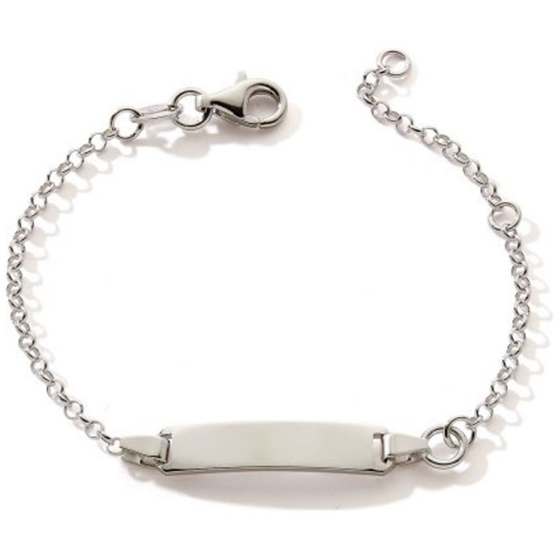 Gourmette maille rectangle (argent 925) Baby bijoux Produit 1